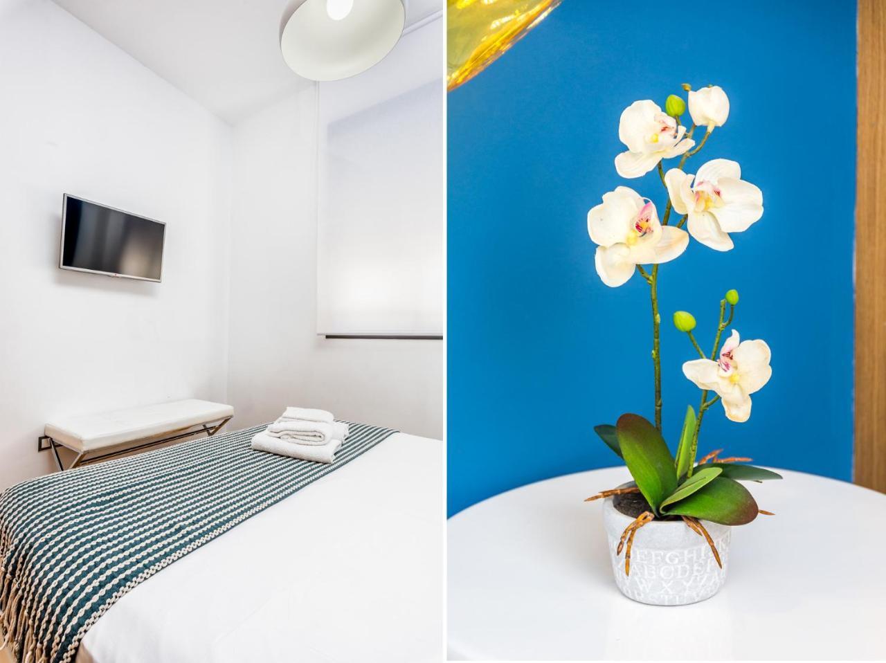 Atico Con Terraza Ac 1Hab En El Centro Y Piscina Comunitaria Apartman Málaga Kültér fotó